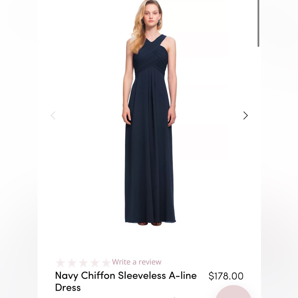 Bill Levkoff Sleeveless A-Line Bridesmaid Dress